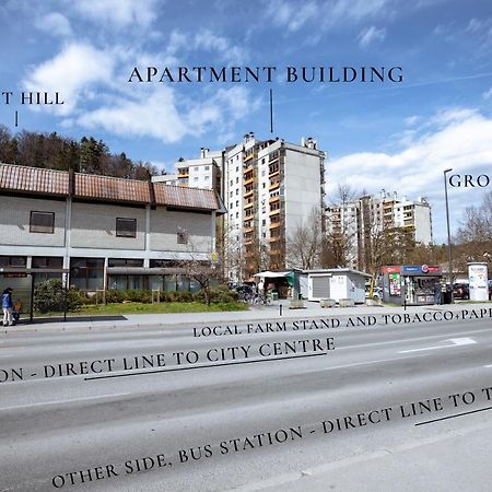 Elegant 1-Bedroom Apartment Near Hill Forest Ljubljana Exterior photo